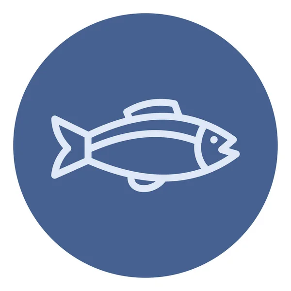 Bluegill Рыбы Иллюстрация Вектор Белом Фоне — стоковый вектор