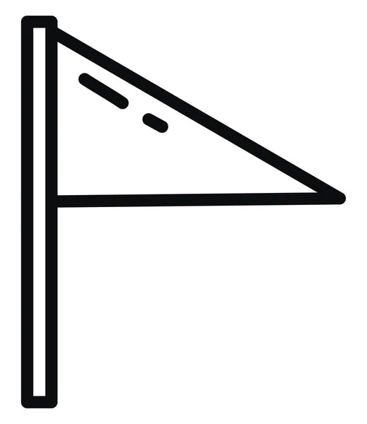 Jack Drapeau Illustration Vecteur Sur Fond Blanc — Image vectorielle