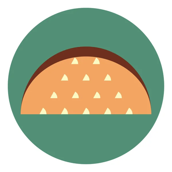 Lezzetli Taco Resimleme Beyaz Arka Planda Vektör — Stok Vektör