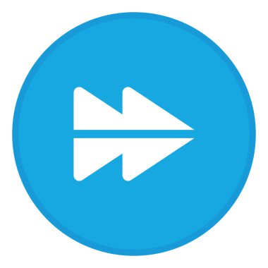 İleriye kayma, illüstrasyon, beyaz arkaplan üzerindeki vektör.