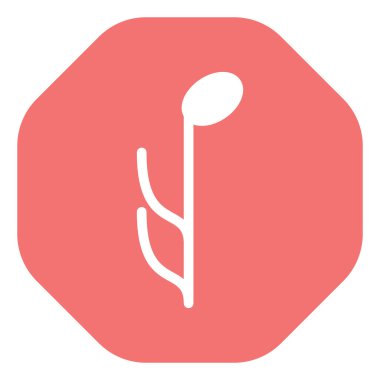 Ters nota, illüstrasyon, beyaz arkaplan üzerindeki vektör.