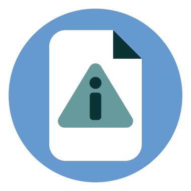 Uyarı işareti, illüstrasyon, beyaz arkaplan üzerindeki vektör.