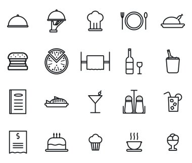 Restoranda akşam yemeği, illüstrasyon, beyaz arka planda vektör..