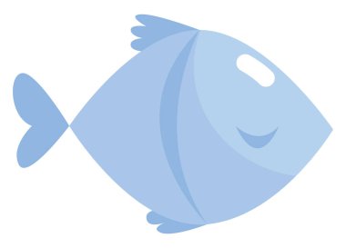 Balık tabağı, illüstrasyon, beyaz arkaplandaki vektör.