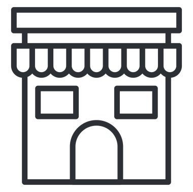 Şehir atölyesi, illüstrasyon, beyaz arka planda vektör.