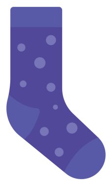 Mavi çoraplar, illüstrasyon, beyaz arkaplanda vektör.