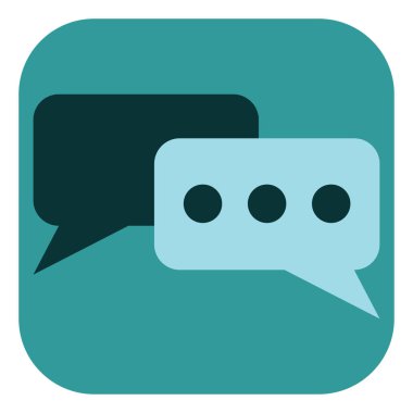 Beyaz arkaplandaki telefon mesajlaşması, illüstrasyon, vektör.