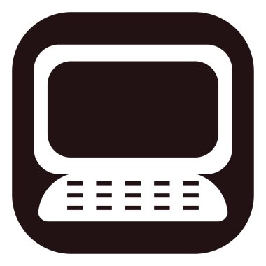 İnternet araması için dizüstü bilgisayar, illüstrasyon, beyaz arkaplan üzerindeki vektör.