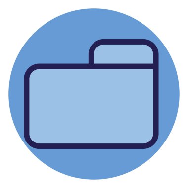 Beyaz arkaplandaki bilgisayar dizini, illüstrasyon, vektör.