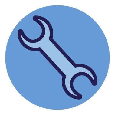 Beyaz arkaplandaki bilgisayar aracı, illüstrasyon, vektör.