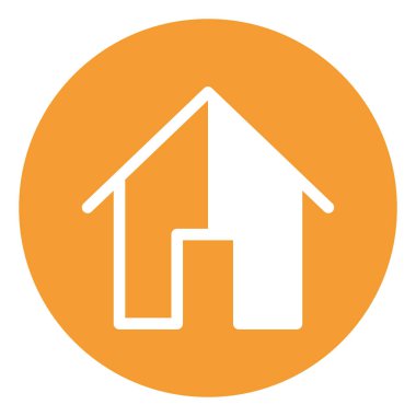 Web evi, illüstrasyon, beyaz arkaplan üzerindeki vektör.