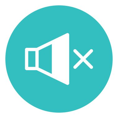 Beyaz arkaplandaki sessiz ses, illüstrasyon, vektör.