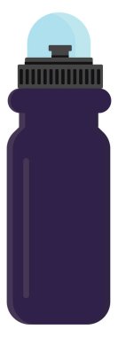 Mor içici, illüstrasyon, beyaz arkaplandaki vektör.