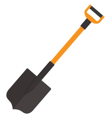 Siyah maça, illüstrasyon, beyaz arkaplanda vektör.