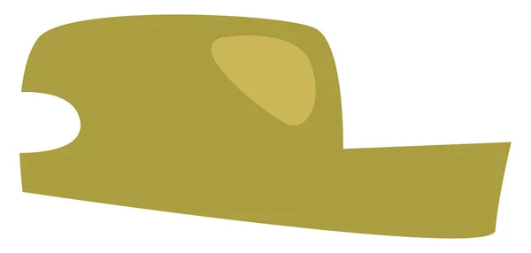Зеленая Шляпа Армии Иллюстрация Вектор Белом Фоне — стоковый вектор