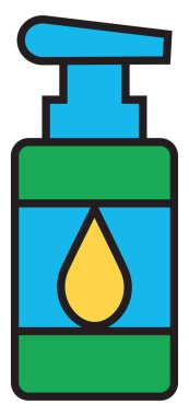 Beyaz arka planda sabun, illüstrasyon, vektör temizleme.