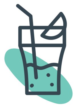 Beyaz arka planda, cam, illüstrasyon, vektör şeklinde tatlı kuyruk kuyruğu..