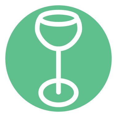 Şarap kadehi, illüstrasyon, vektör, beyaz arka planda..