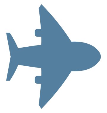 Beyaz arka planda uçak teslimatı, illüstrasyon, vektör..