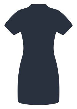 Qi Pao elbise, illüstrasyon, vektör, beyaz arka plan.