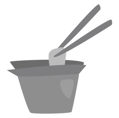 Çin yemeği, illüstrasyon, vektör, beyaz arka planda..