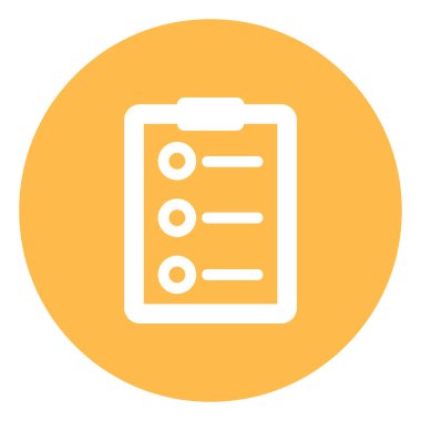 Sağlık listesi, illüstrasyon, vektör, beyaz arka planda.