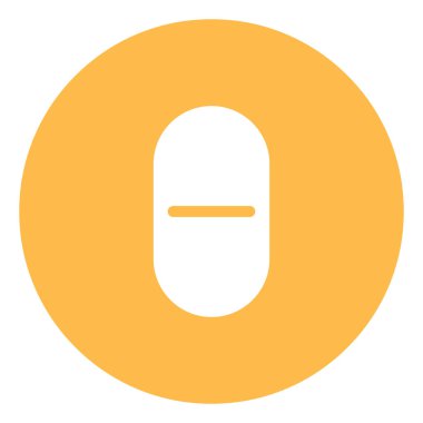 Sağlıklı tıp, illüstrasyon, vektör, beyaz arka planda..