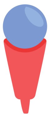 Beyaz arka planda şarkı söyleme hobisi, illüstrasyon, vektör.