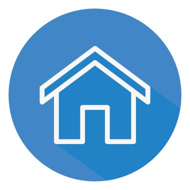 İnternet evi, illüstrasyon, vektör, beyaz arka planda.