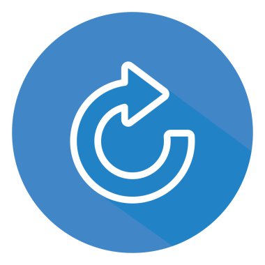 Beyaz arkaplanda internet tazeleme, illüstrasyon, vektör.