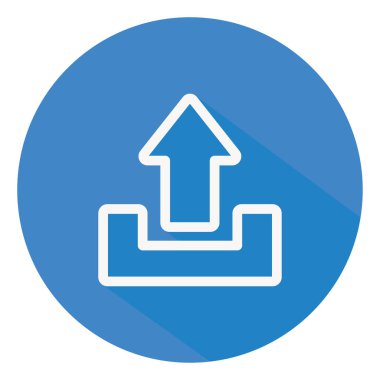 İnternet yüklemesi, illüstrasyon, vektör, beyaz arkaplanda.