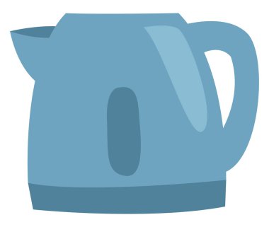 Elektrik ısıtıcısı, illüstrasyon, vektör, beyaz arkaplan.