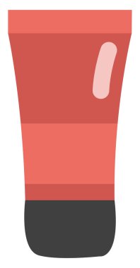 Yüz kremi, illüstrasyon, vektör, beyaz arkaplan.