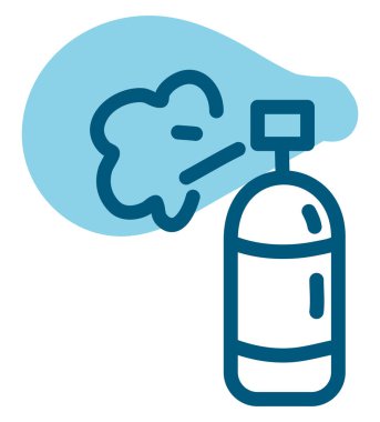 Oda spreyi, illüstrasyon, vektör, beyaz arka planda..