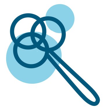 Beyaz arkaplandaki toz çubuğu, illüstrasyon, vektör.