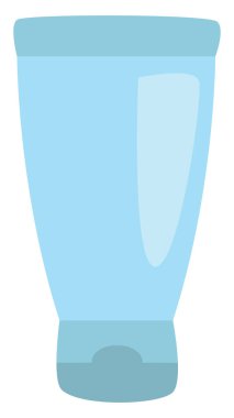 Mavi el kremi, illüstrasyon, vektör, beyaz arka planda..