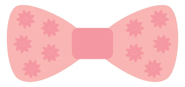 Arc Rose Avec Étoiles Illustration Vecteur Sur Fond Blanc — Image vectorielle