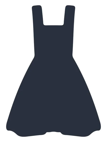 Schürzenkleid Illustration Vektor Auf Weißem Hintergrund — Stockvektor