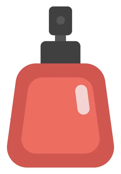 Perfume Rojo Ilustración Vector Sobre Fondo Blanco — Archivo Imágenes Vectoriales