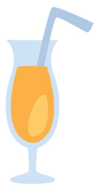 Beyaz arka planda yaz kuyruğu, illüstrasyon, vektör.