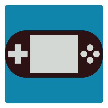 Eski oyun joystick, illüstrasyon, vektör, beyaz arkaplanda.