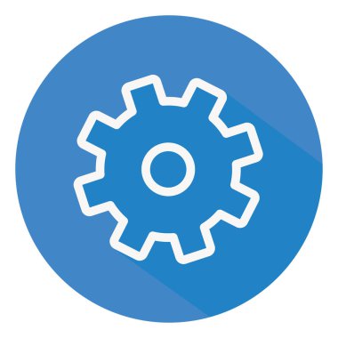 Beyaz arkaplanda internet ayarları, illüstrasyon, vektör.