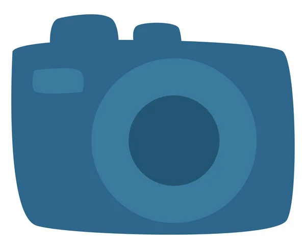 Reiscamera Illustratie Vector Een Witte Achtergrond — Stockvector