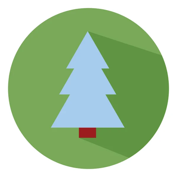 Λευκό Χειμερινό Δέντρο Εικονογράφηση Διάνυσμα Λευκό Φόντο — Διανυσματικό Αρχείο