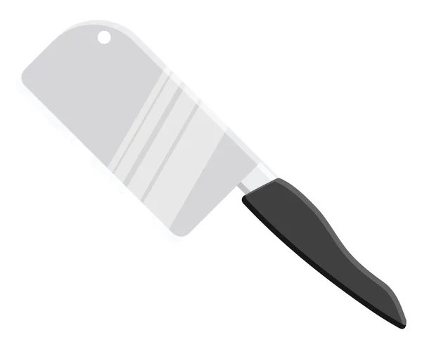 Cuchillo Para Cortar Ilustración Vector Sobre Fondo Blanco — Vector de stock