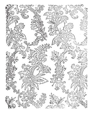 Lyon Louis-bes, ipek vintage oyma.