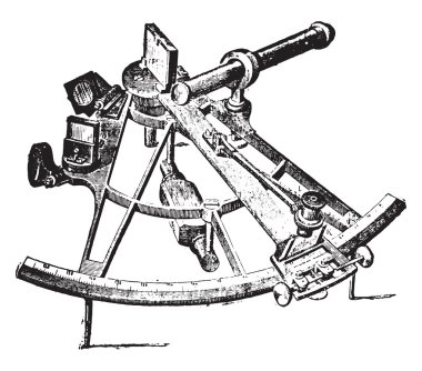 Sextant, vintage oyma.