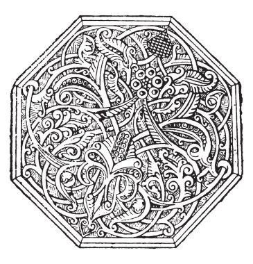 Arabesk, vintage oyma.