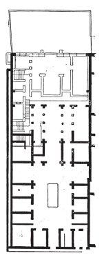 Joseph II Evi, vintage gravür.