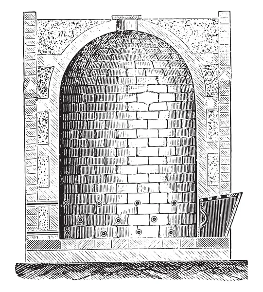 Horno Oberndorf, grabado vintage . — Archivo Imágenes Vectoriales